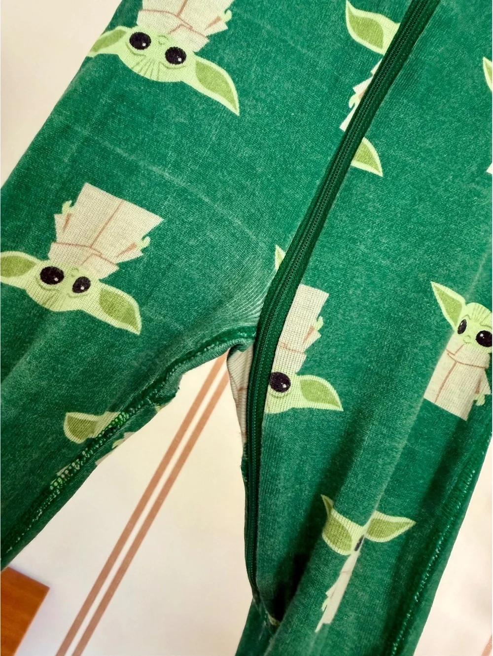 Hanna Andersson Star Wars Baby Yoda Sleeper Sz 12-18 Months